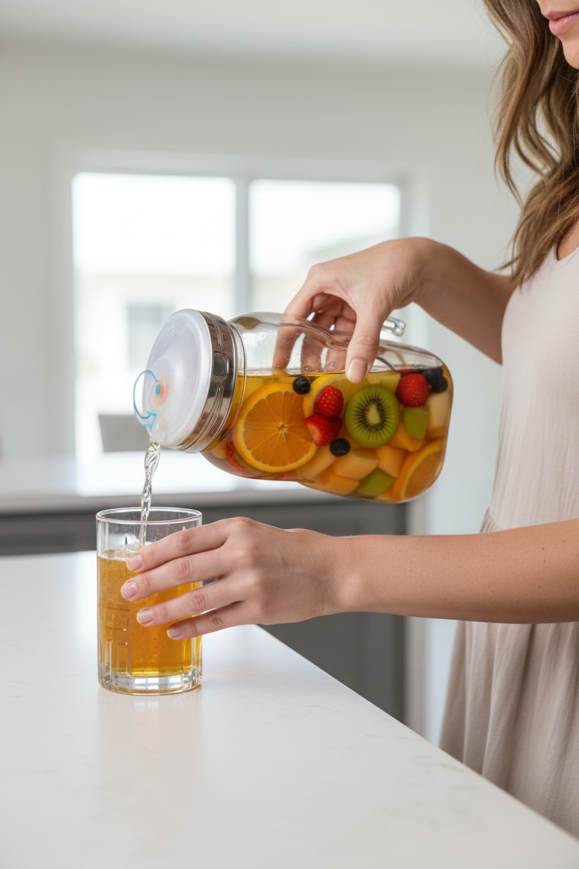 Frasco de Vidrio 2 en 1: Jarra y Recipiente para Conservas - 1400 ml