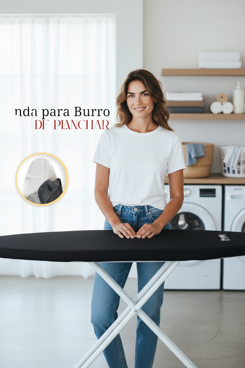 Funda para burro de planchar de algodón