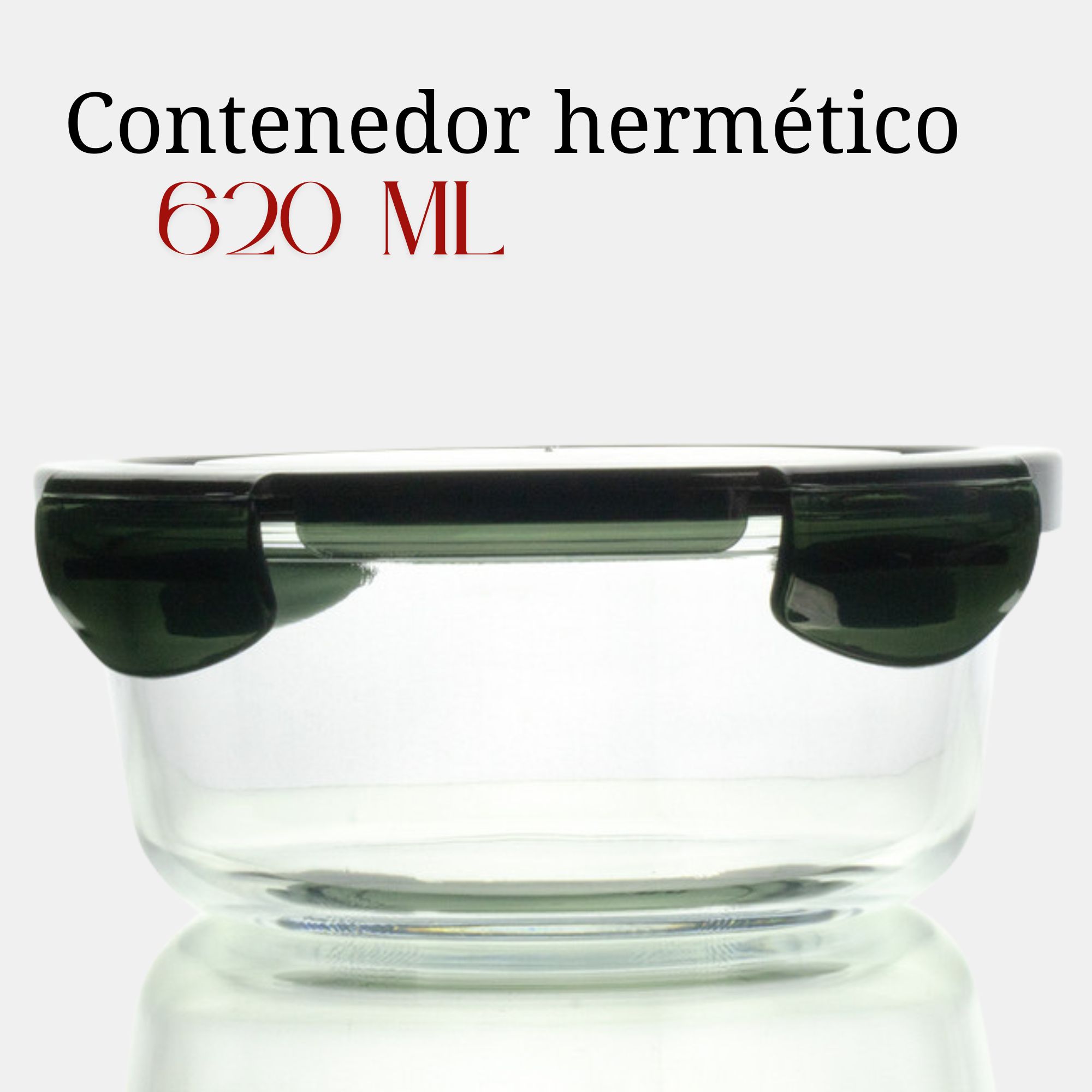 Recipiente Redondo Hermético Multiusos 620ml