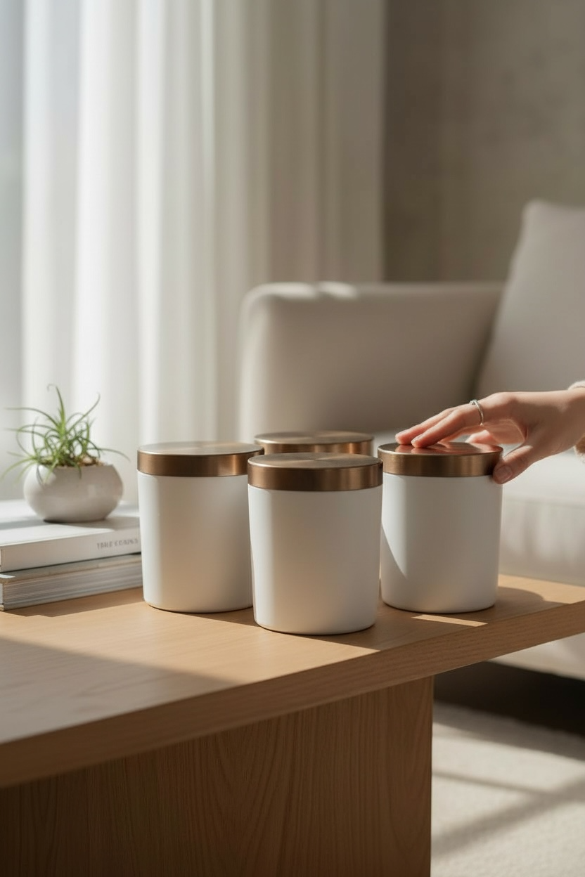 Frasco de plástico con tapa de acero inoxidable