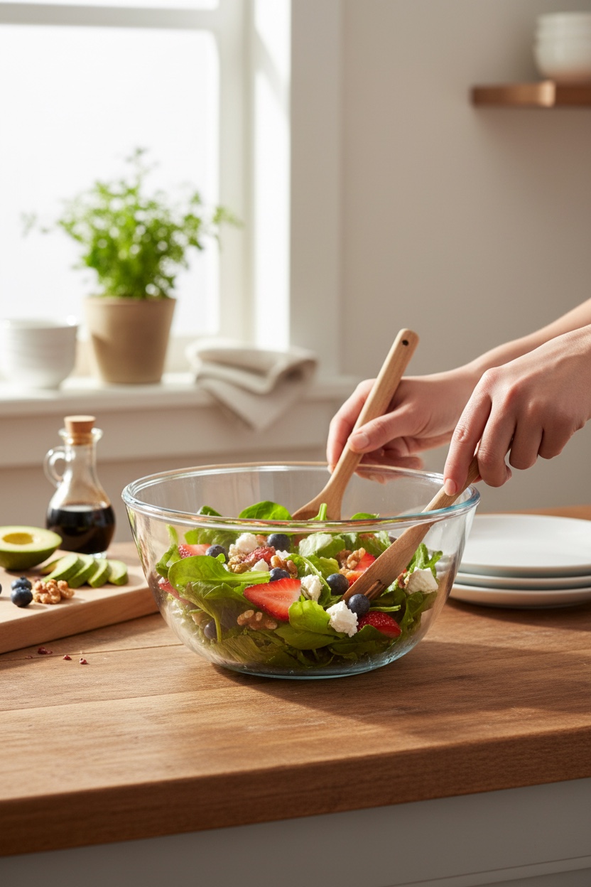 2090ml- Ensaladera Bowl de Vidrio