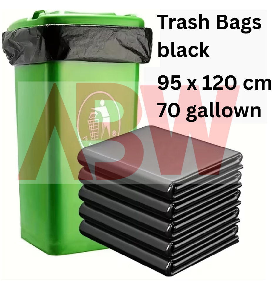 Black Plastic Garbage Bag