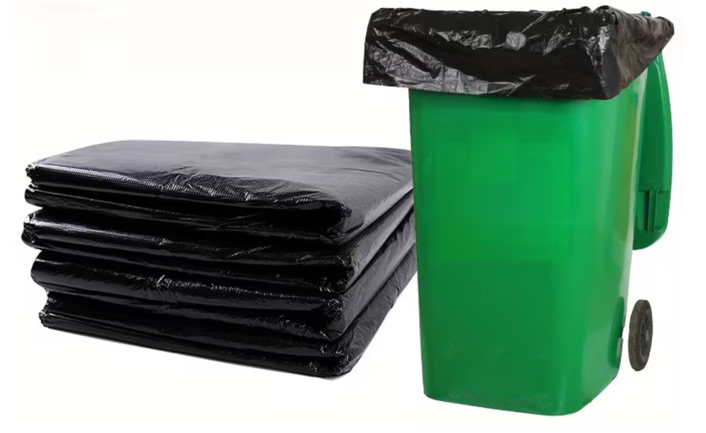 Large Black Garbage Bags