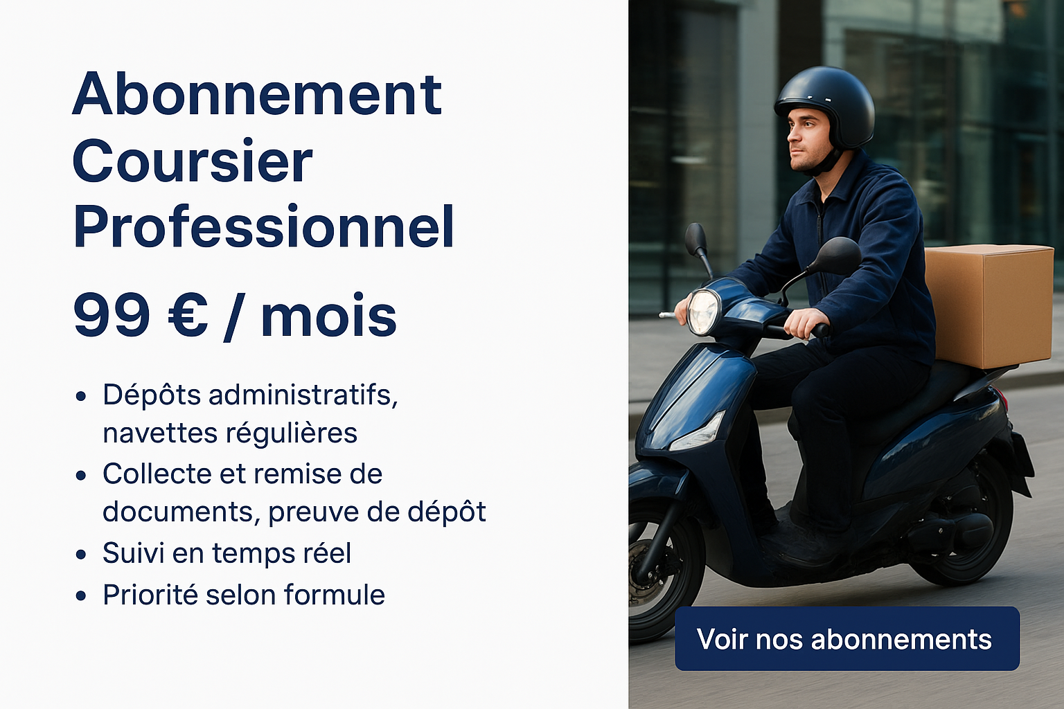 Abonnement Coursier Professionnel
