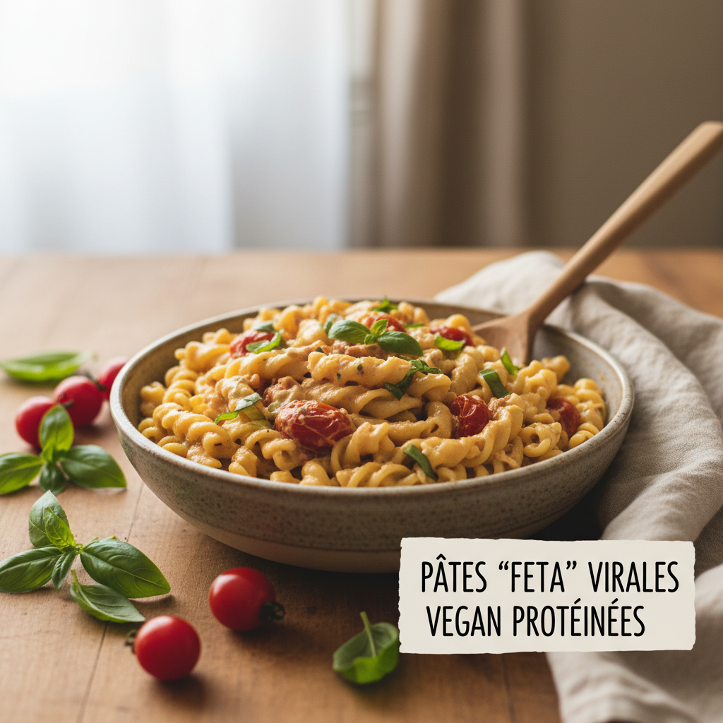 Pâtes 'Feta' Virales Vegan