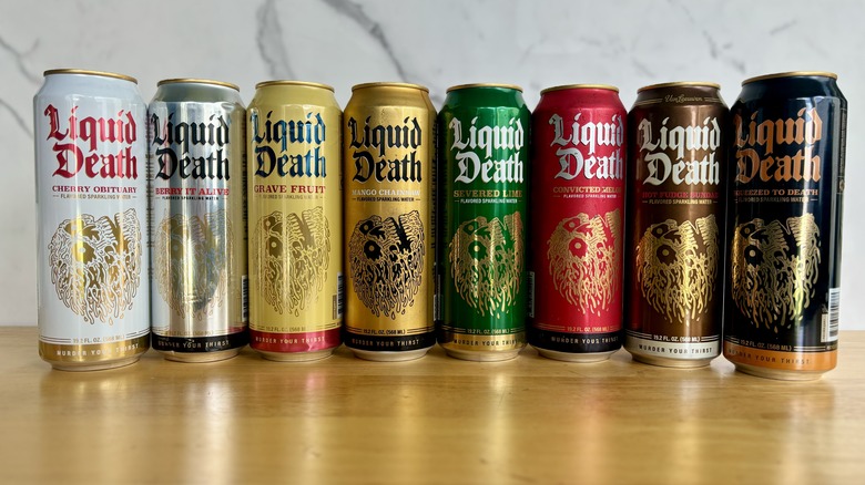 Liquid Death Canned Water and Sparkling Water Variety