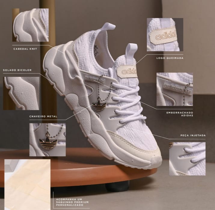 Tênis esportivo branco