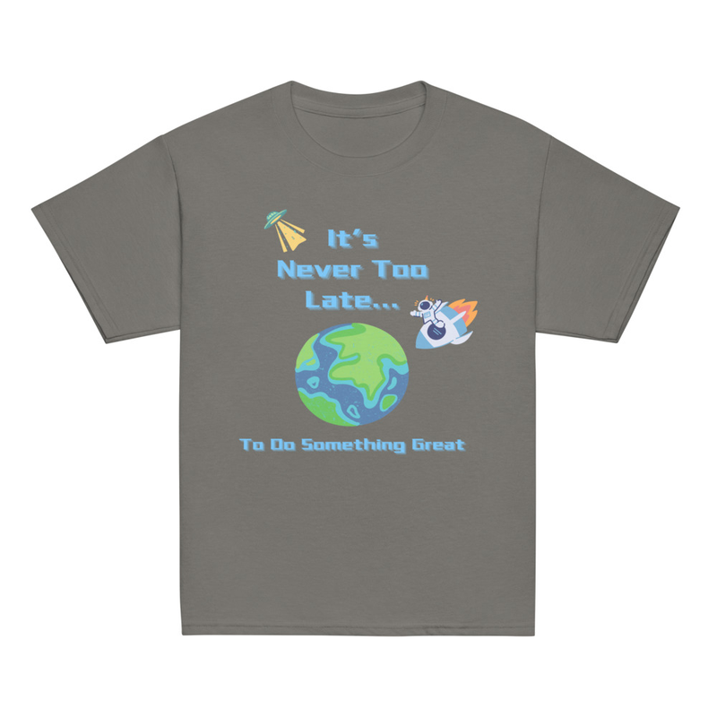 Blue Outer Space Tee [Front Only] | Youth