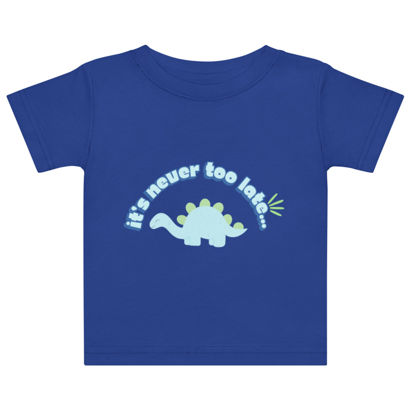 Blue Dinosaur Tee | 6M - 18M