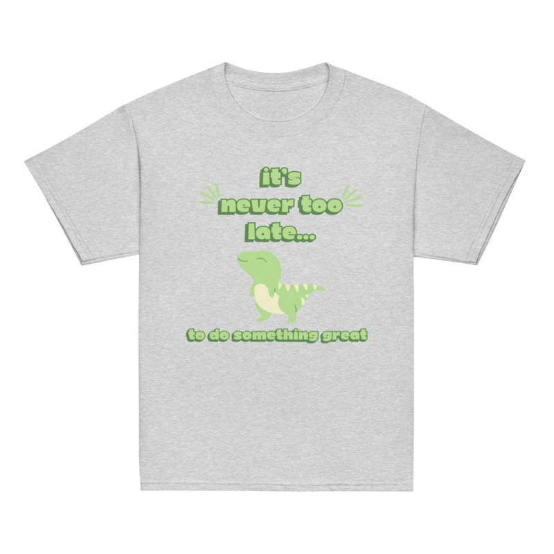 Green Dinosaur Tee [Front Only] | Youth
