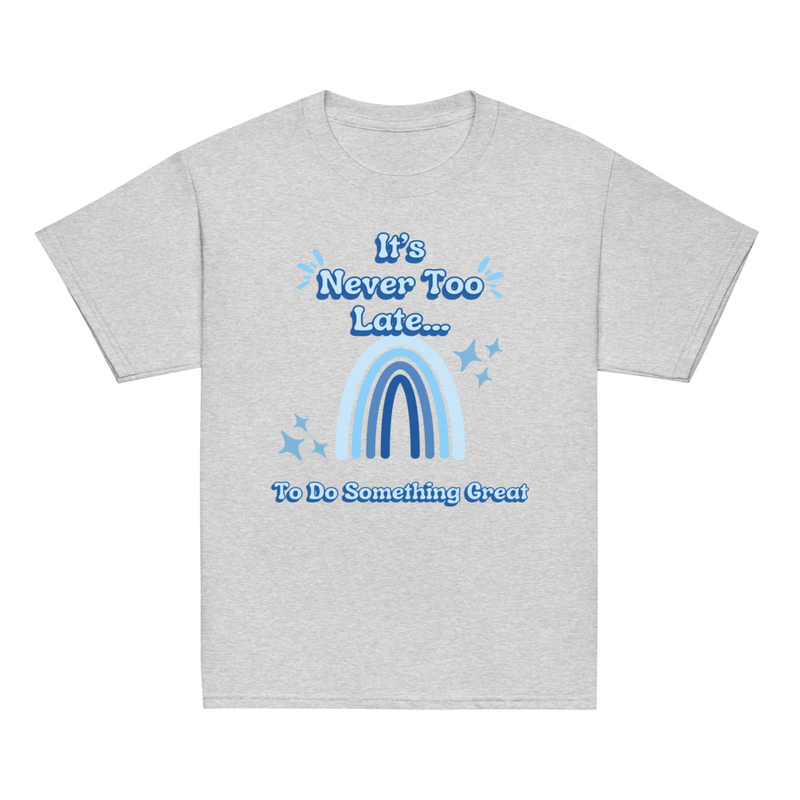 Blue Rainbow Tee [Front Only] | Youth