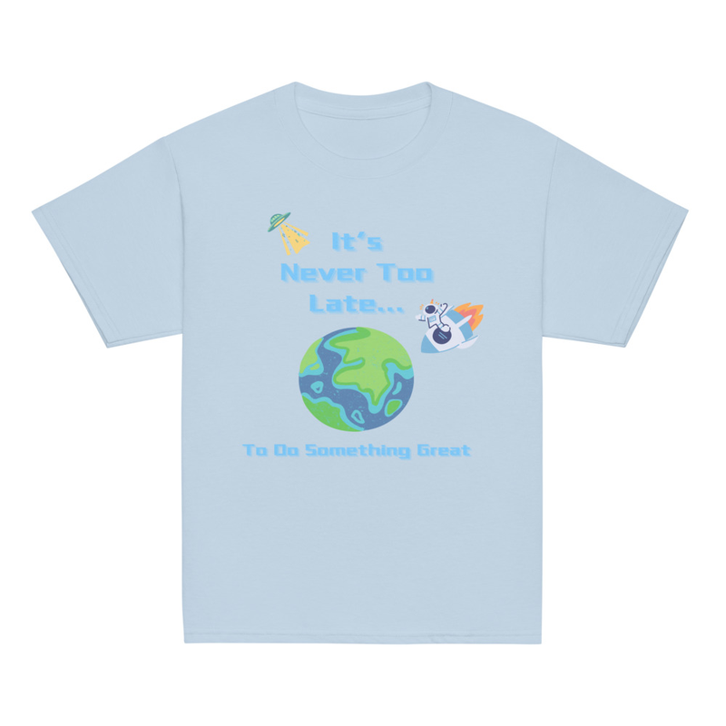 Blue Outer Space Tee [Front Only] | Youth
