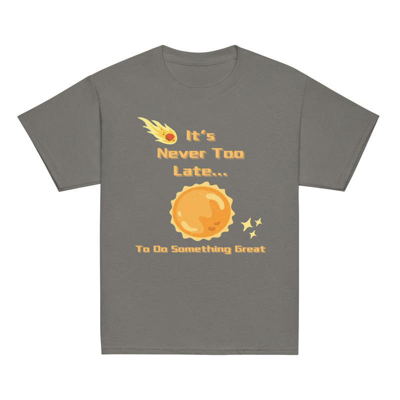Orange Outer Space Tee [Front Only] | Youth