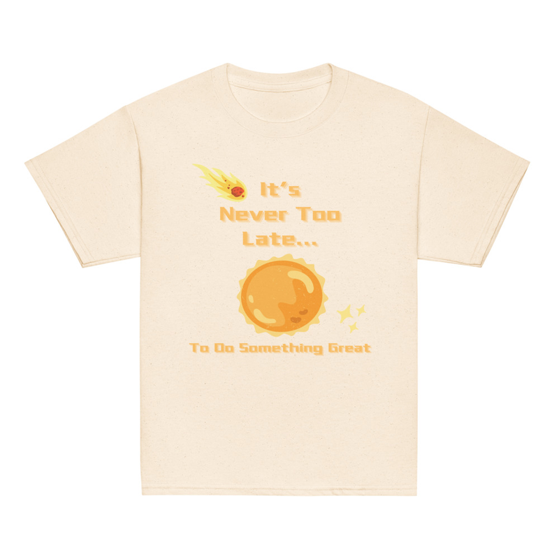 Orange Outer Space Tee [Front Only] | Youth
