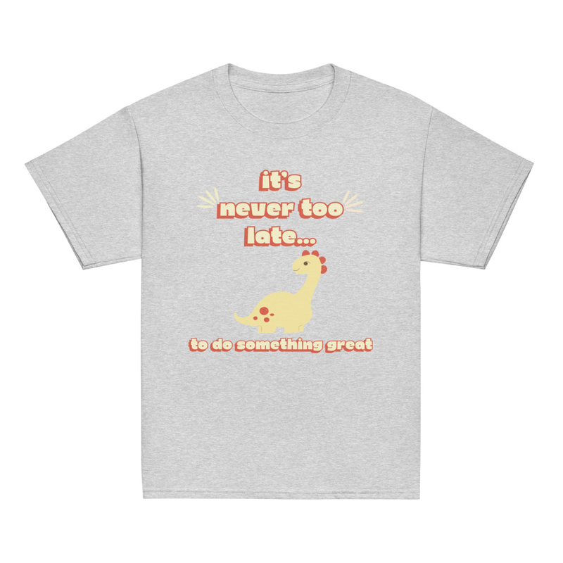 Yellow Dinosaur Tee [Front Only] | Youth