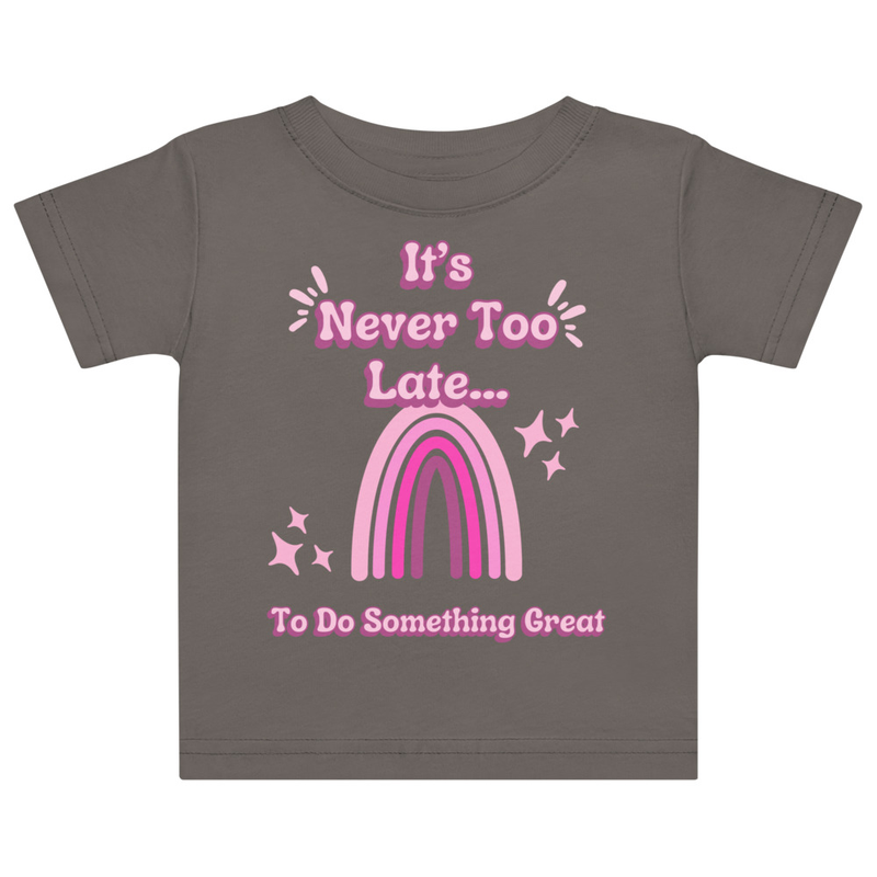 Pink Rainbow Tee [Front Only] | 6M - 18M