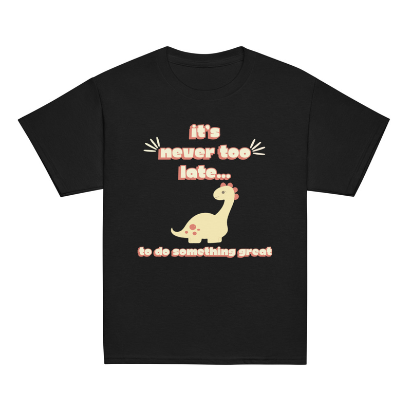 Yellow Dinosaur Tee [Front Only] | Youth
