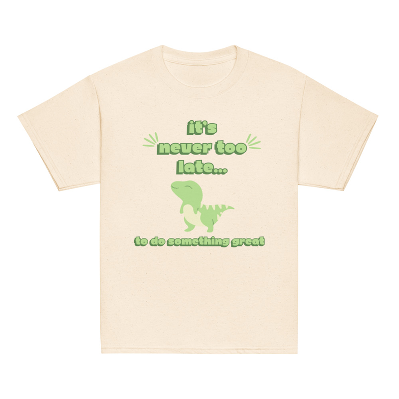 Green Dinosaur Tee [Front Only] | Youth