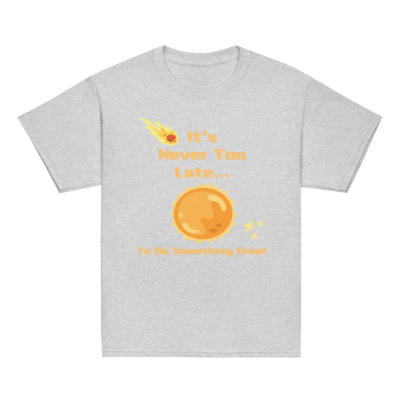 Orange Outer Space Tee [Front Only] | Youth