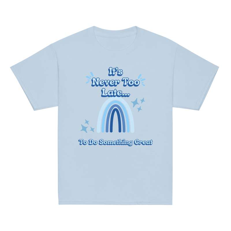 Blue Rainbow Tee [Front Only] | Youth