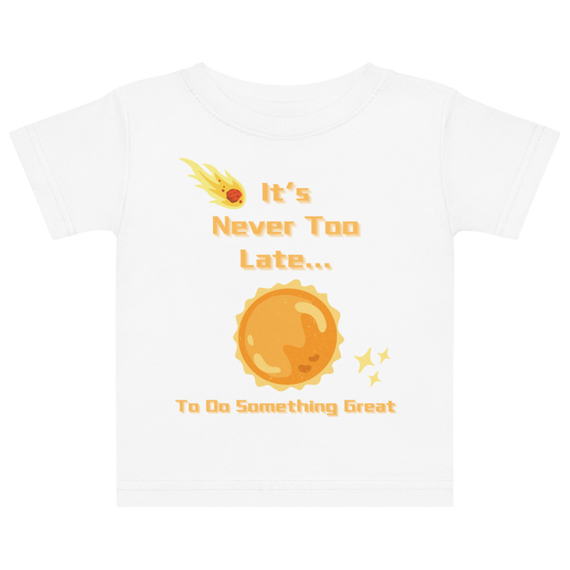 Orange Outer Space Tee [Front Only] | 6M - 18M