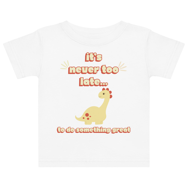 Yellow Dinosaur Tee [Front Only] | 6M - 18M