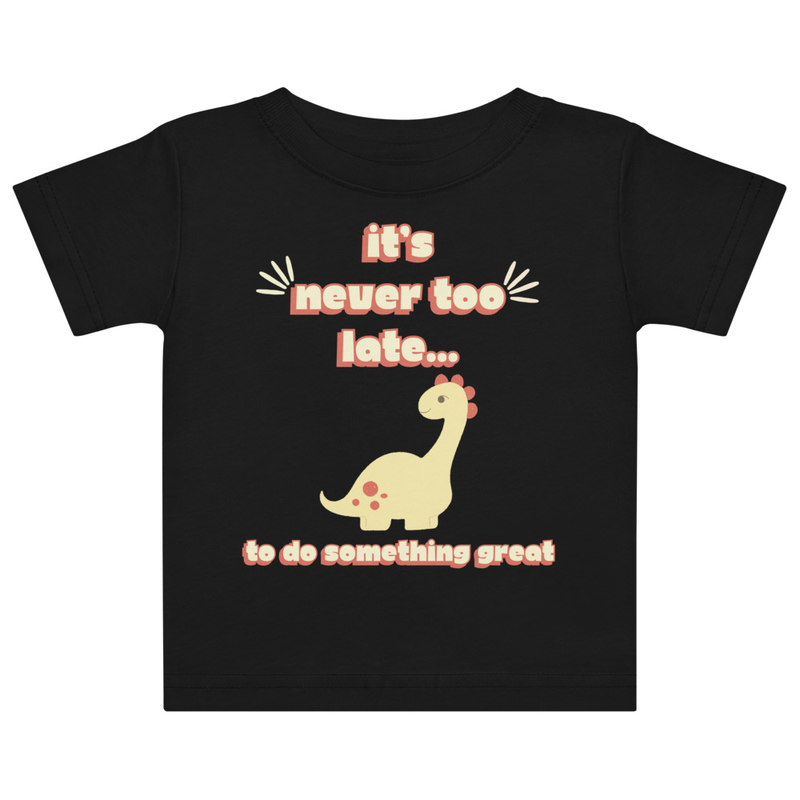 Yellow Dinosaur Tee [Front Only] | 6M - 18M