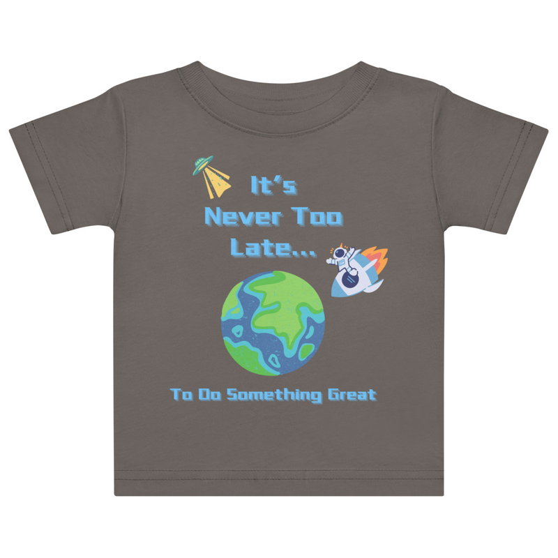Blue Outer Space Tee [Front Only] | 6M - 18M