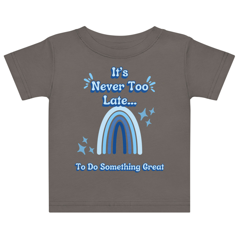 Blue Rainbow Tee [Front Only] | 6M - 18M