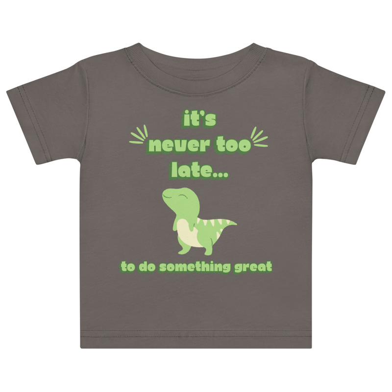 Green Dinosaur Tee [Front Only] | 6M - 18M