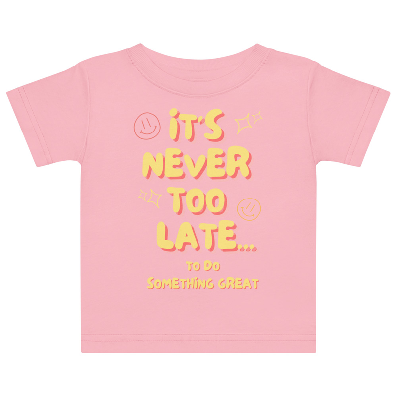 Pink & Yellow NTL Tee [Front Only] | 6M - 18M