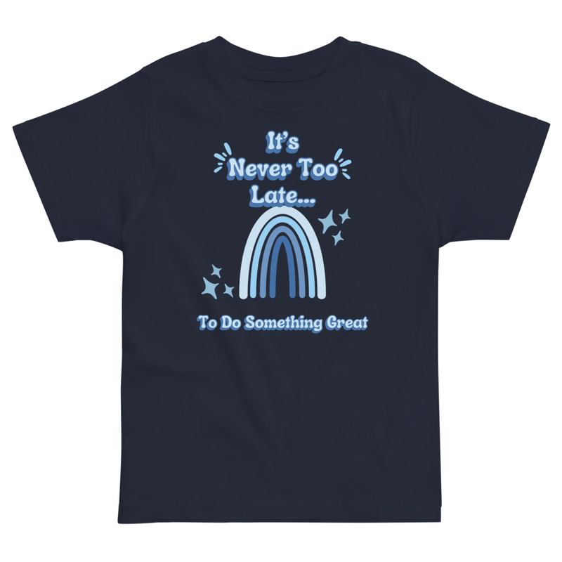 Blue Rainbow Tee [Front Only] | 2T - 6T