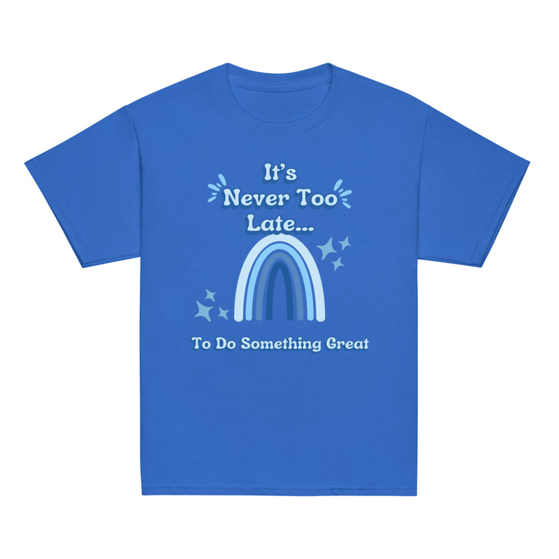 Blue Rainbow Tee [Front Only] | Youth