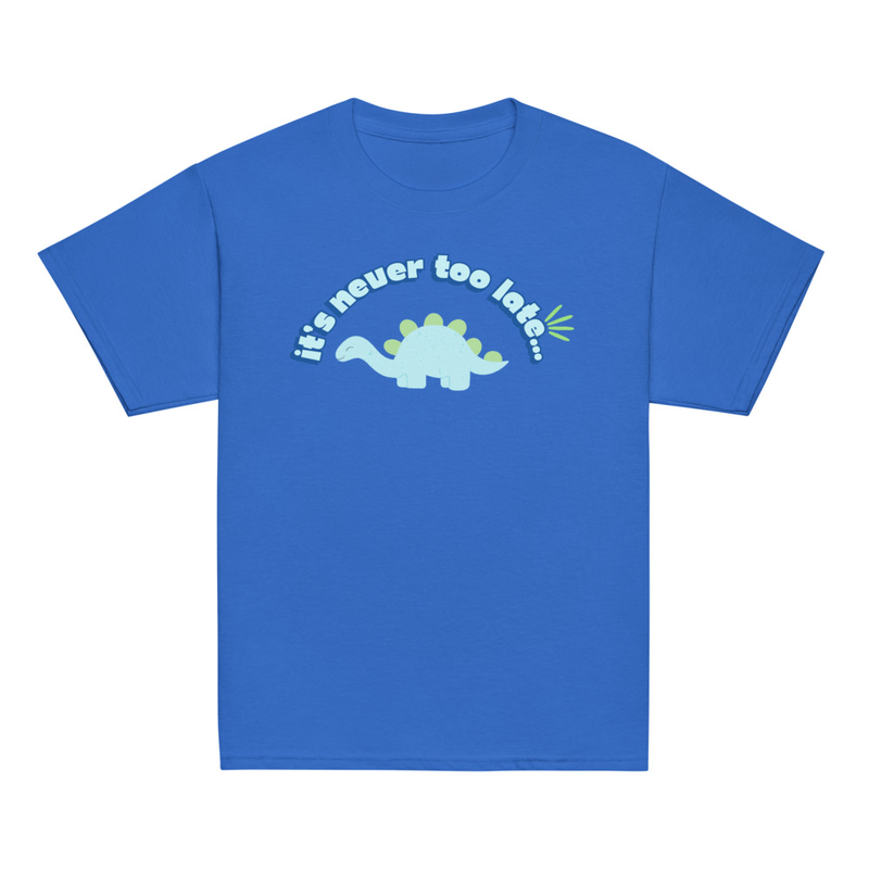 Blue Dinosaur Tee | Youth