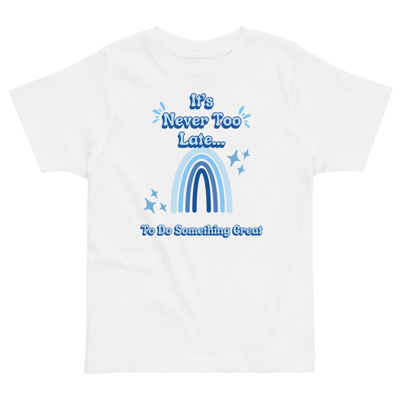 Blue Rainbow Tee [Front Only] | 2T - 6T