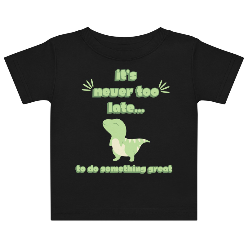 Green Dinosaur Tee [Front Only] | 6M - 18M