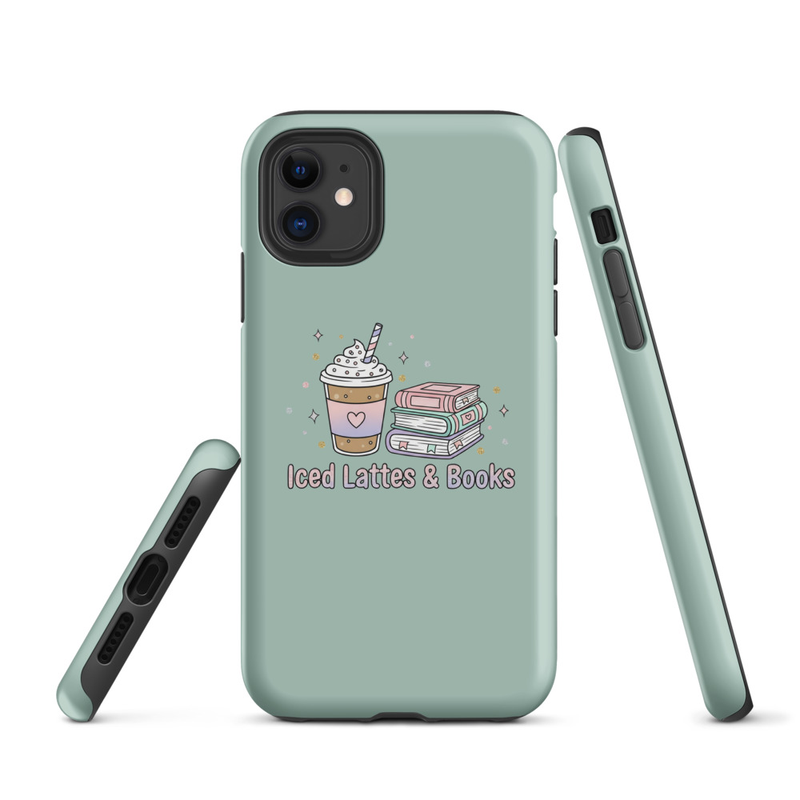 Iced Lattes & Books Phone Case