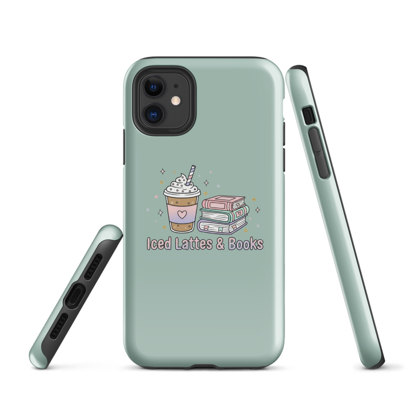 Iced Lattes & Books Phone Case