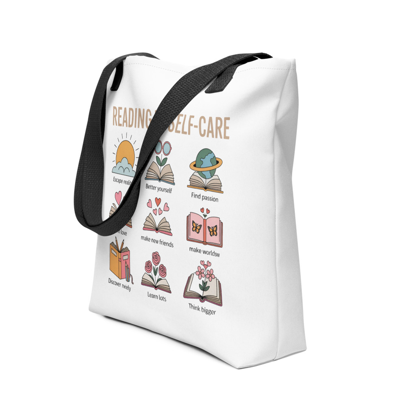 Reading Self-Care Tote Bag