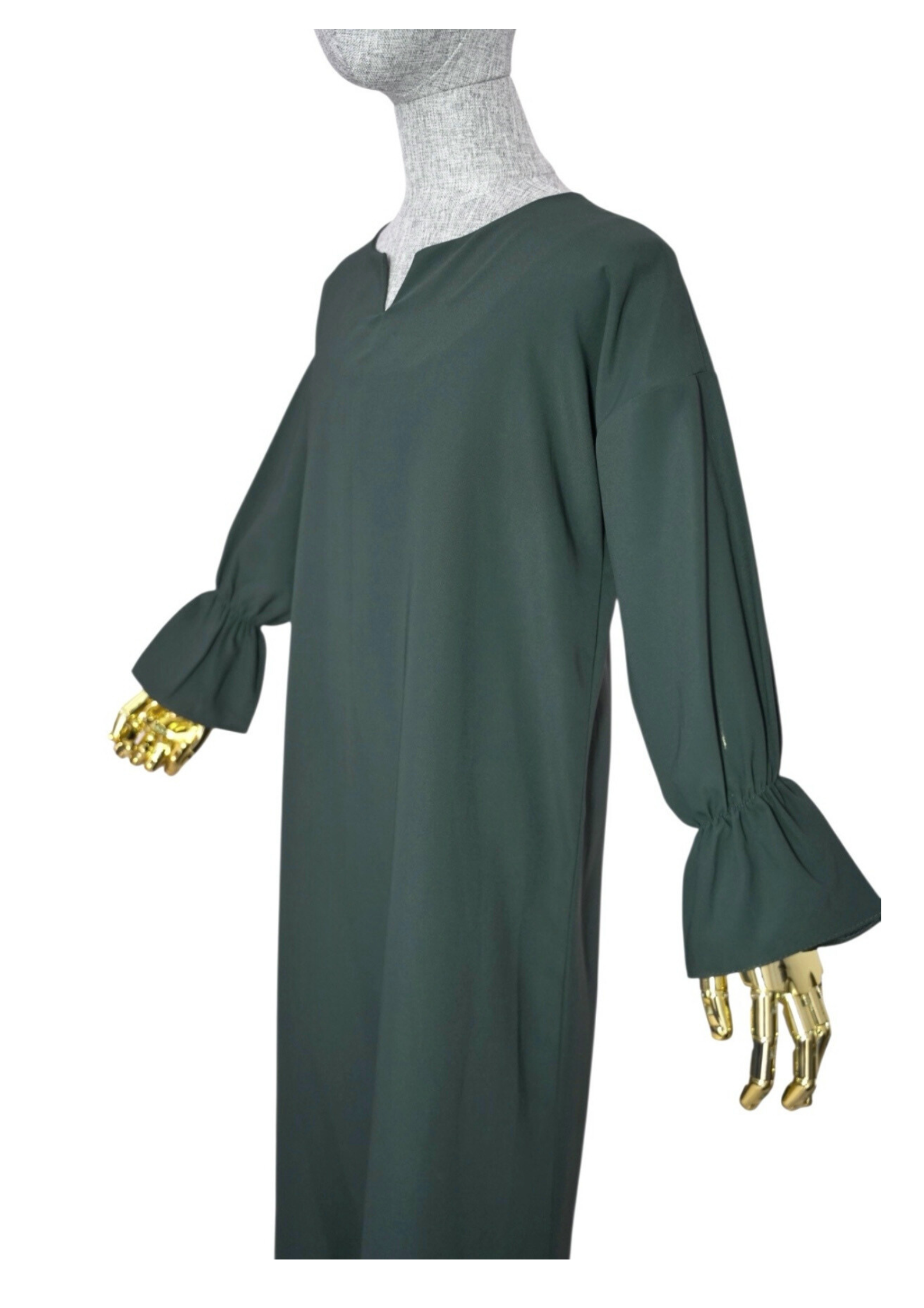 Elegant Green Children's Abaya