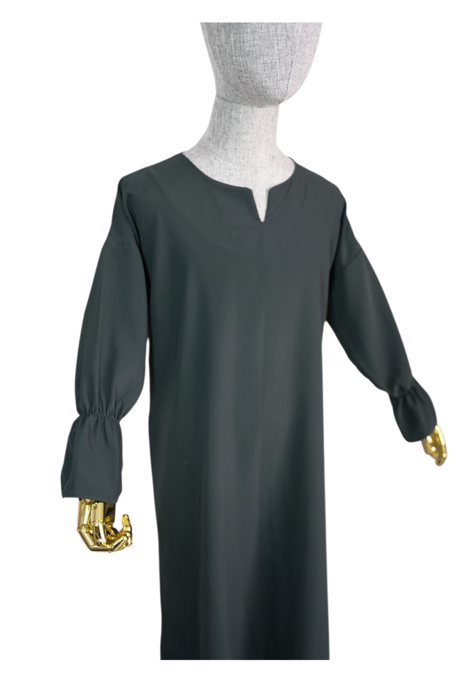 Elegant Green Children's Abaya