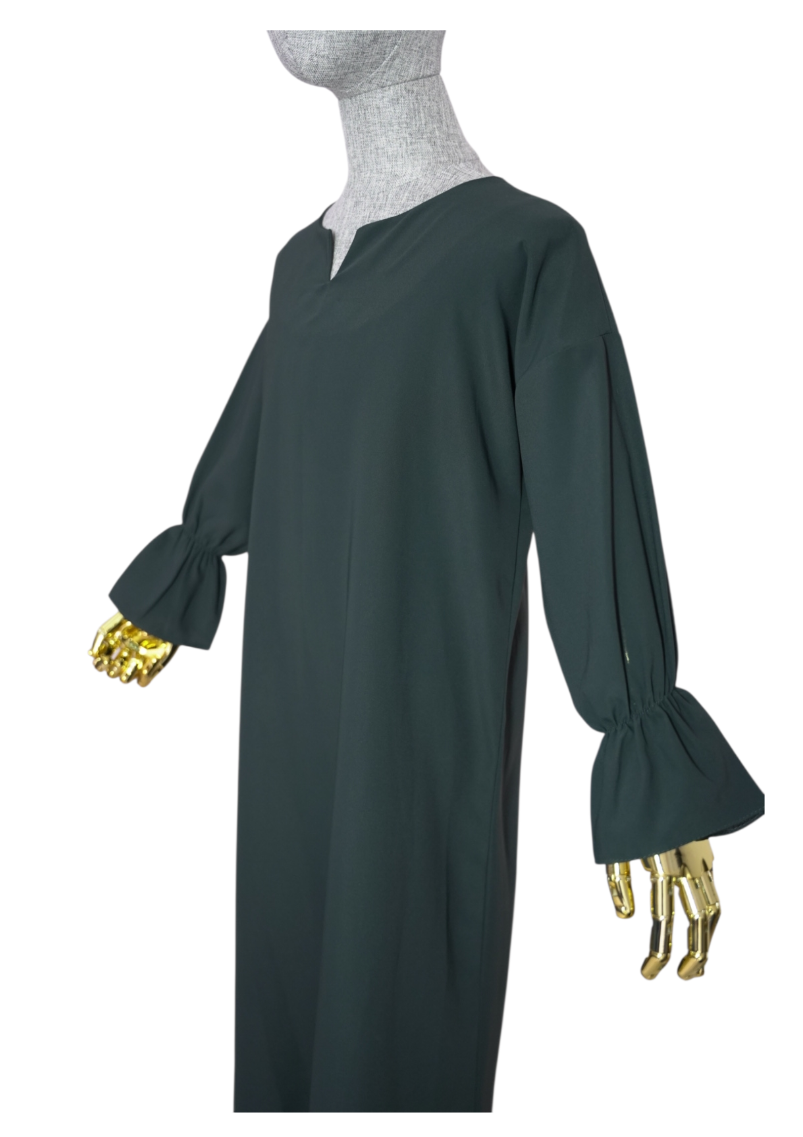 Elegant Green Children's Abaya