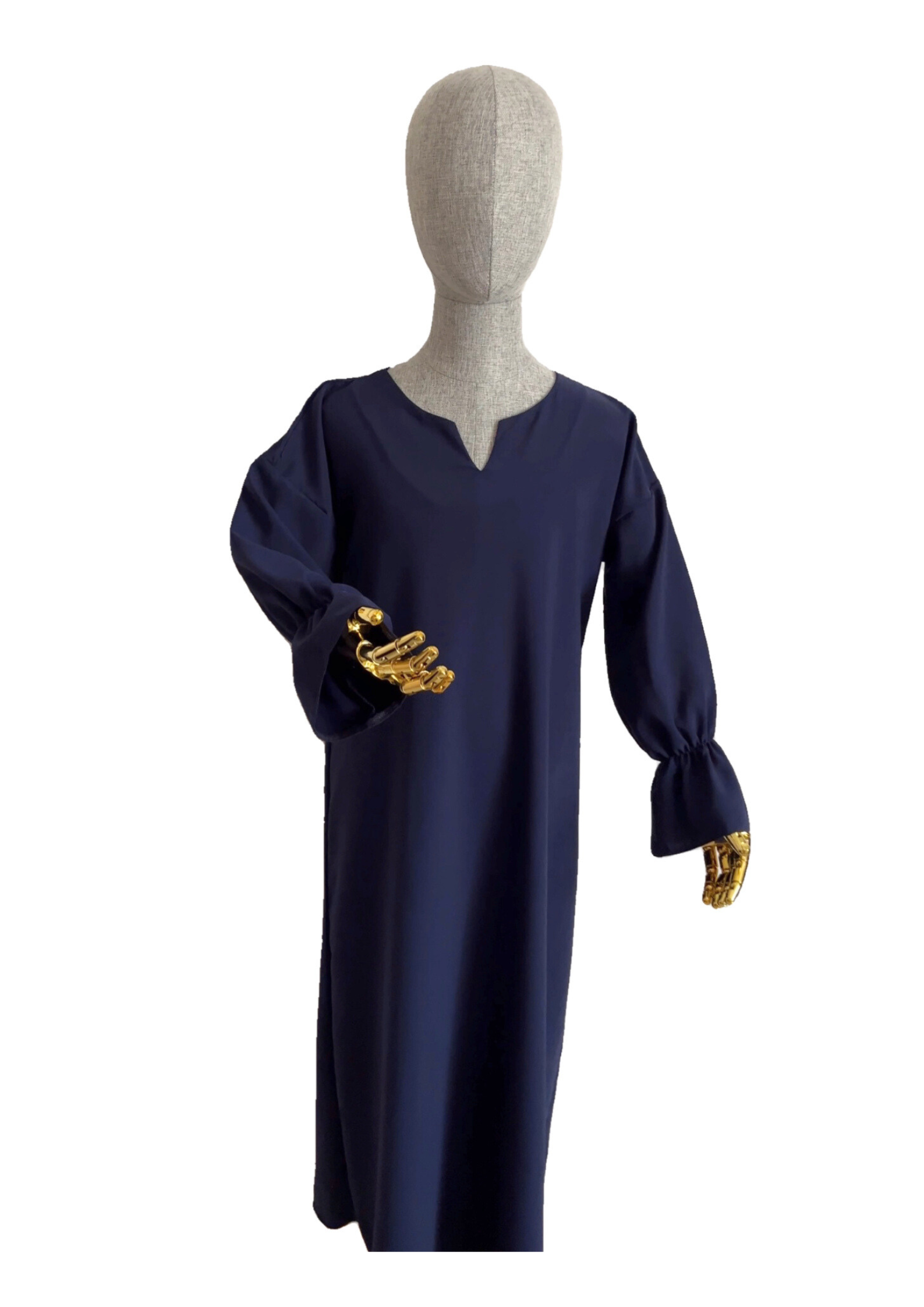 Elegant Blue Children's Abaya
