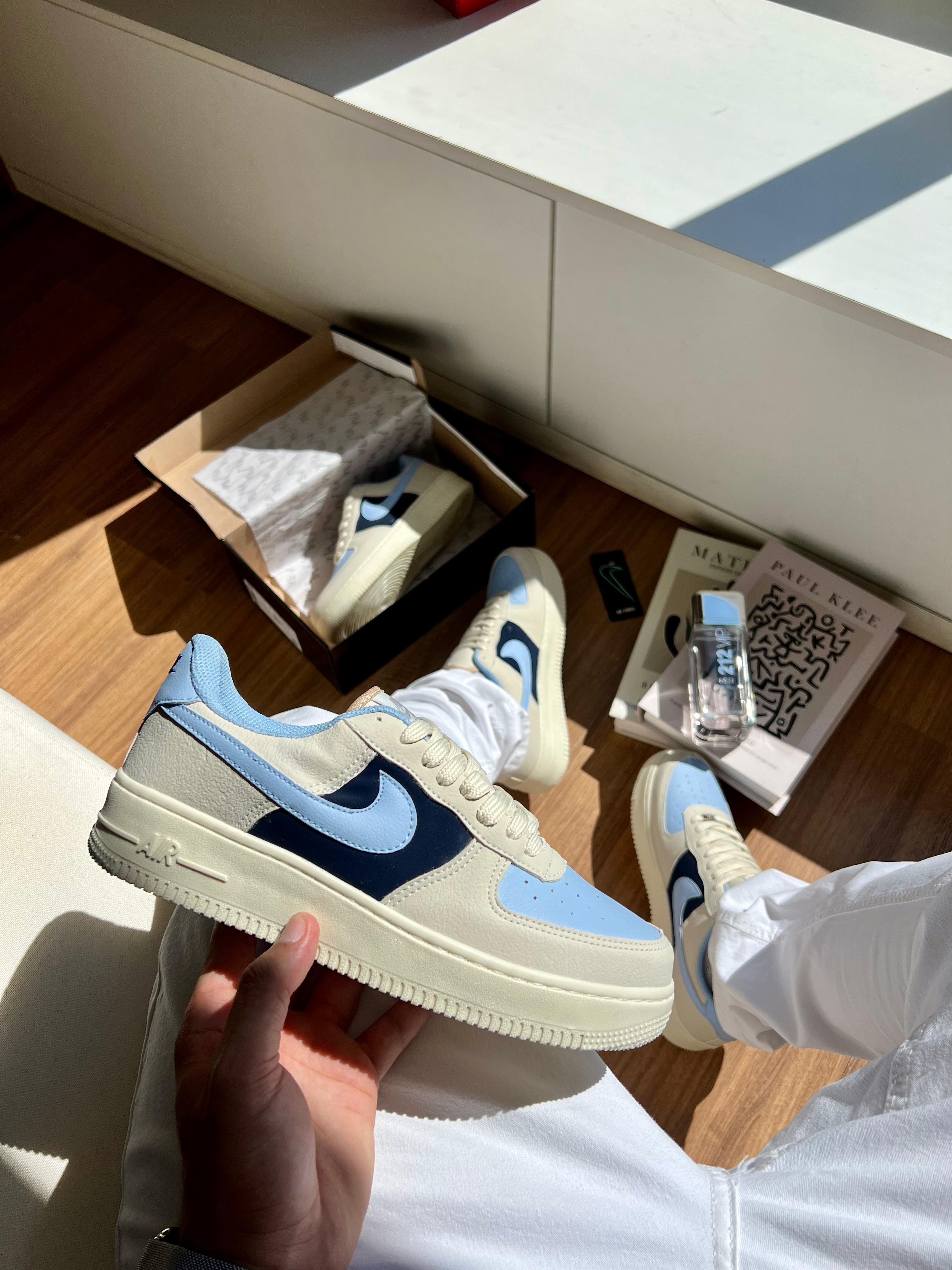 Tênis Nike Air Force - Cream & Lilac Shadow