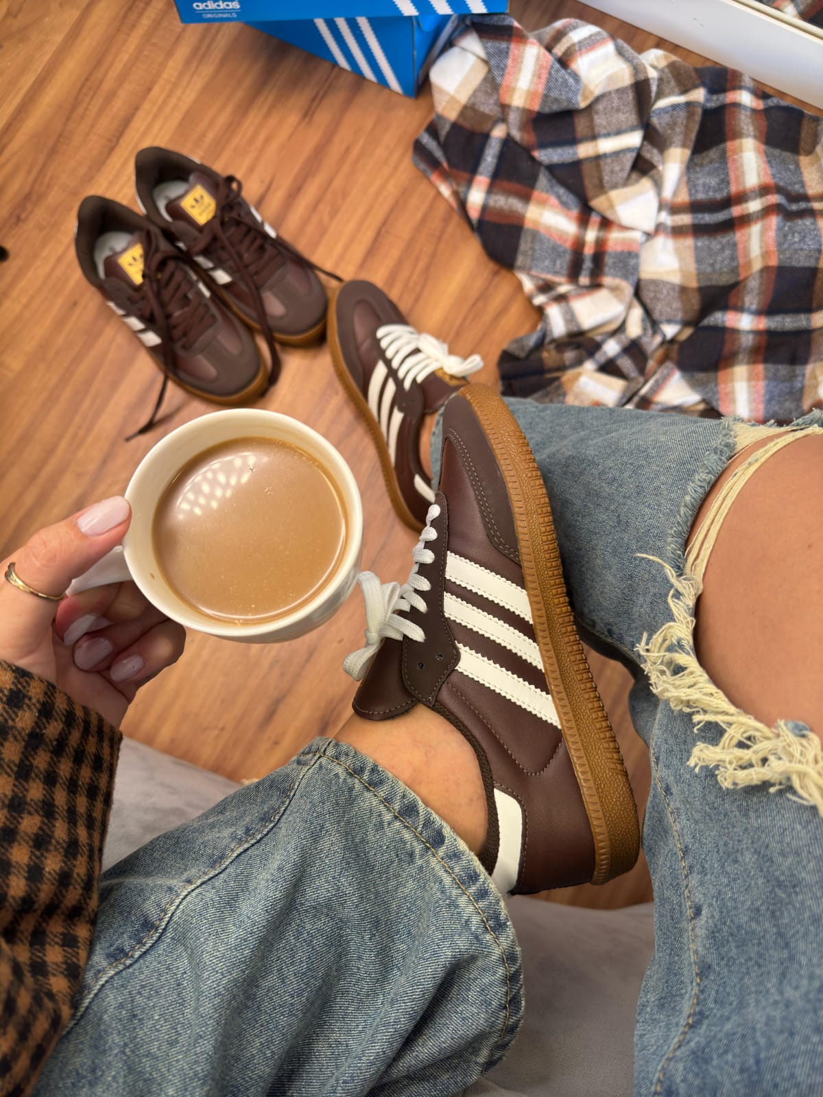 Tênis Adidas Samba Marrom