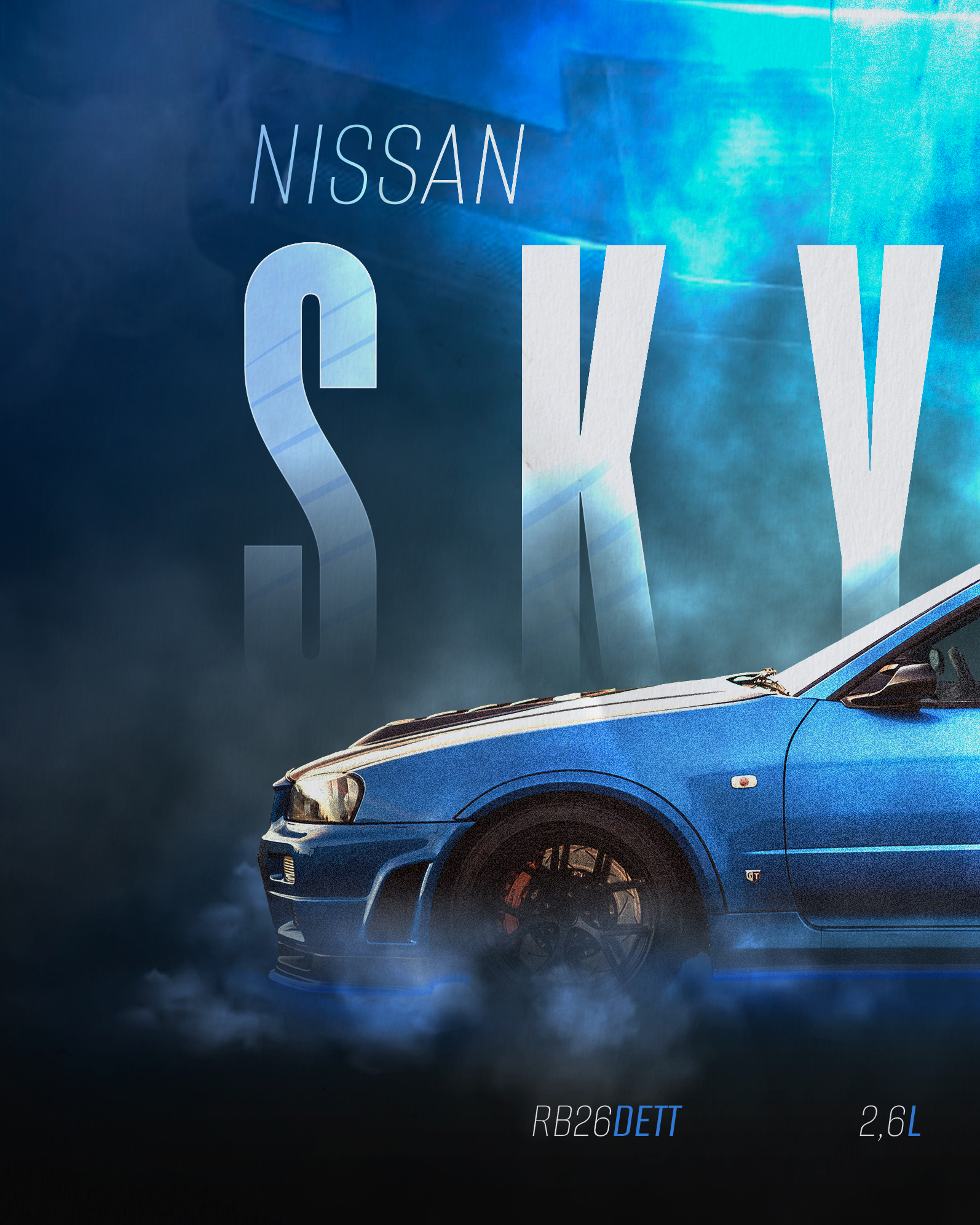 NISSAN-SKYLINE-GTR-R34 #5 DIGITAL