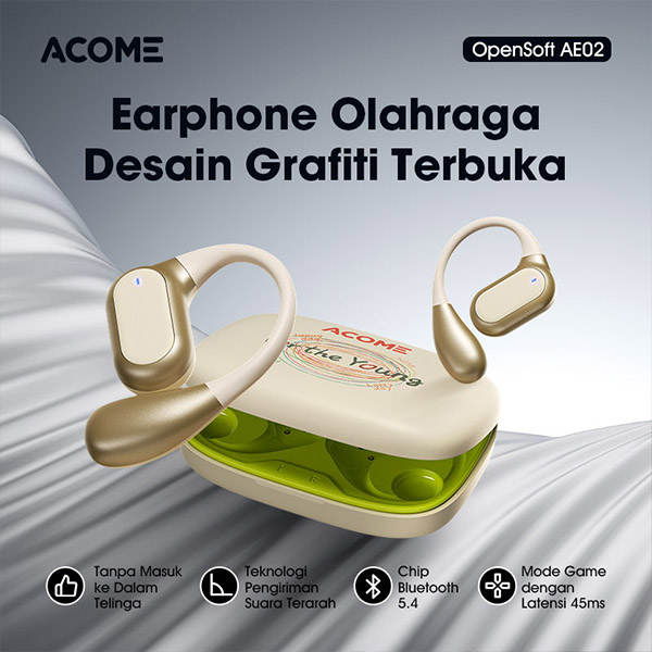 Earphone Bluetooth noise cancellation Acome 