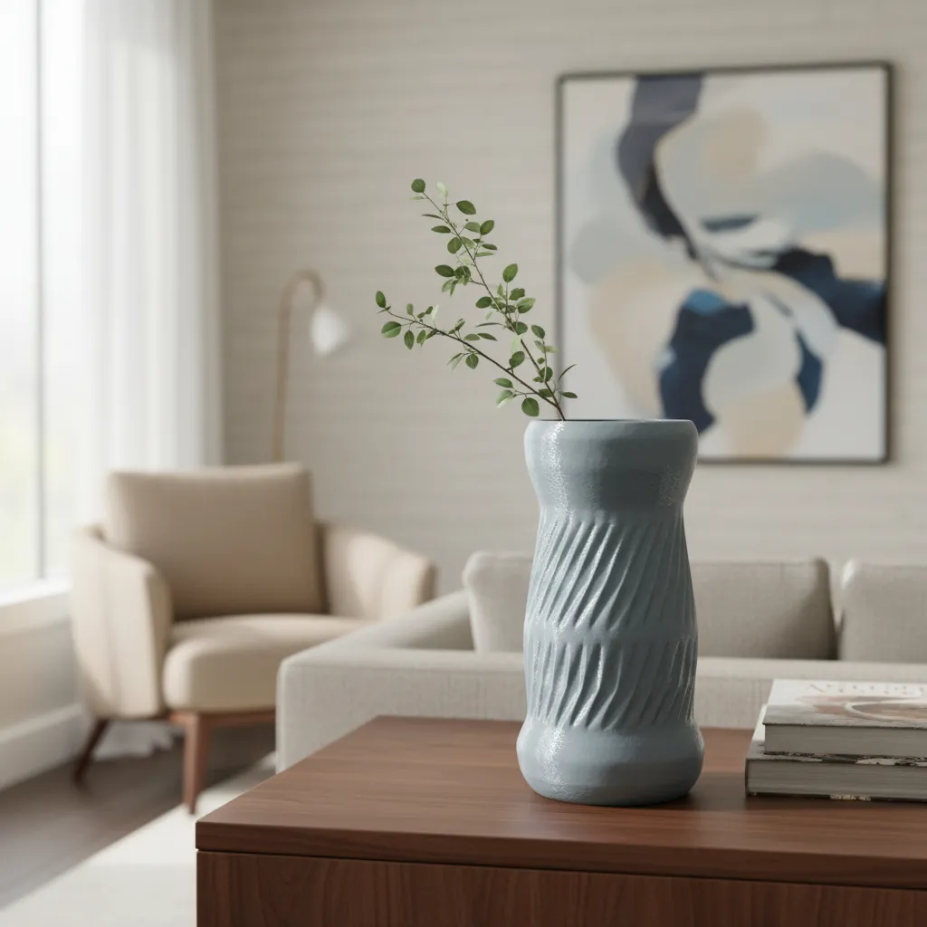 Vaso Decorativo Interior Casa Vasoka Voluta LS K2F