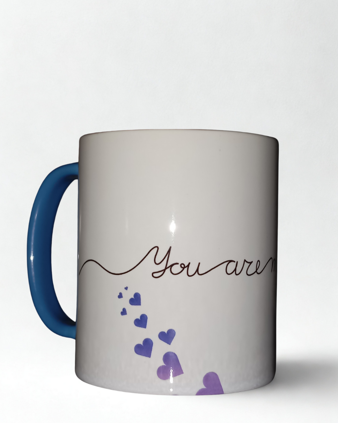 Caneca de Porcelana Namorados, Casais, Frase Coração K2F