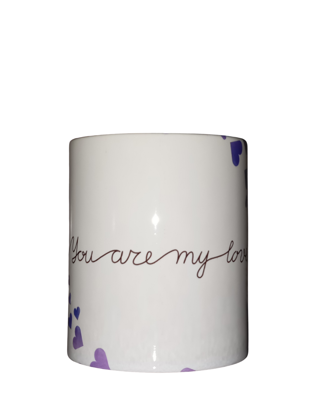Caneca de Porcelana Namorados, Casais, Frase Coração K2F
